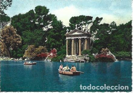 Postales: POSTAL A5086: Lago de Villa Borghese en Roma - Foto 1