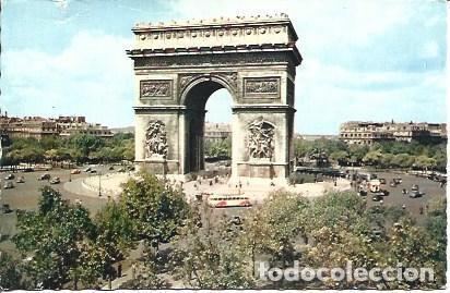 Postales: POSTAL A5277: Arco del Triunfo en Paris - Foto 1