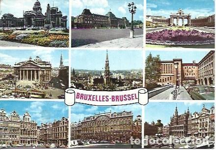 Postales: POSTAL L04871: Vistas de Bruselas - Foto 1