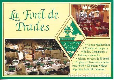 Postales: POSTAL A5795: Restaurante La Font de Prades en Barcelona - NULL