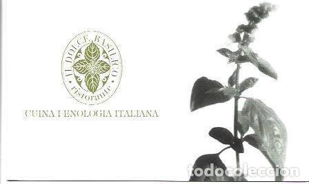 Postcards: POSTAL A5786: Publicidad restaurante Il Dolce Basilico de Andorra
