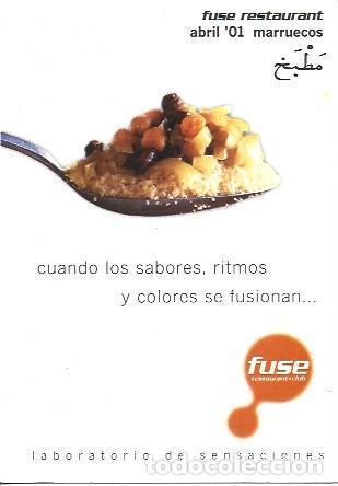 Postais: POSTAL A5798: Publicidad de Fuse Restaurant en Barcelona - NULL