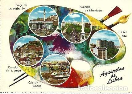 Postales: POSTAL L05205: Acuarelas de Lisboa - NULL