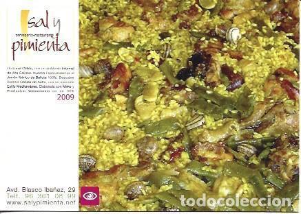 Postales: POSTAL A5903: Publicidad Cerveceria Sal y Pimienta de Valencia