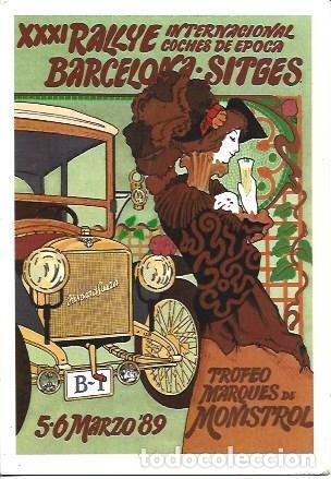 Postales: POSTAL A5451: XXXI Rally Barcelona Sitges - NULL