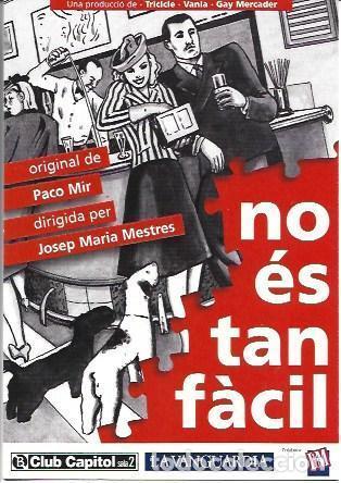 Postales: POSTAL A5582: No es tan facil , de Paco Mir - Foto 1