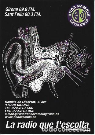 Postcards: POSTAL A5535: Publicidad Onda Rambla Catalunya - NULL