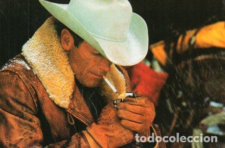 Postales: POSTAL PV07223: Publicidad Marlboro World. Vaquero encendiendo un cigarro - NULL