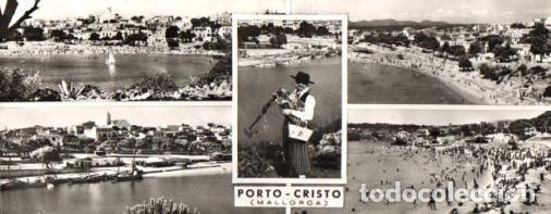 Postales: POSTAL PV07389: Vistas varias de Porto Cristo, Mallorca - NULL