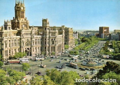 Postais: POSTAL PV07316: Plaza de la Cibeles y Palacio Comunicaciones, Madrid - NULL
