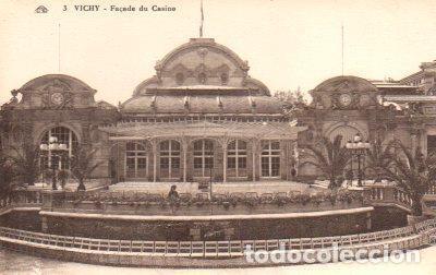 Postales: POSTAL PV08041: Fa&ccedil;ade du Casino, Vichy - Foto 1