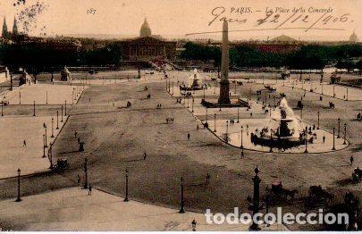 Postcards: POSTAL PV08058: Paris, Place de la Concorde - NULL