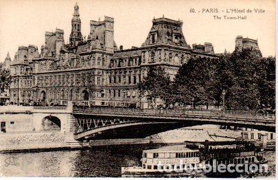 Postales: POSTAL PV08063: Paris, Hotel de Ville - Foto 1