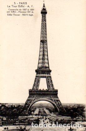 Postales: POSTAL PV08287: La Tour Eiffel - A. P., Paris - Foto 1