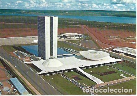 Cartes Postales: POSTAL A1767: Vista aerea del Congreso en Brasilia - NULL