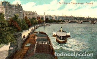 Postcards: POSTAL PV08011: The Thames Embankment, London