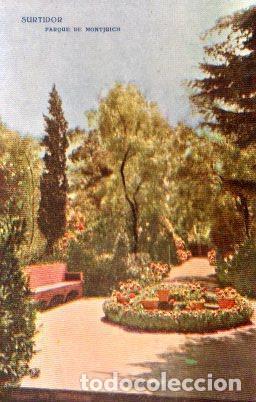 Cartes Postales: POSTAL PV07739: Surtidor en Parque de Montjuich, Barcelona - NULL