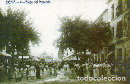 Postkarten: POSTAL PV07879: Vista de la Plaza del Mercado en Denia (ver descripcion)