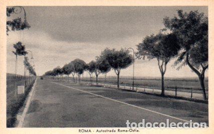 Postkarten: POSTAL PV08655: Autostrada Roma-Ostia, Roma - NULL
