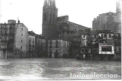 Postales: POSTAL A1901: Riada en Girona - Foto 1