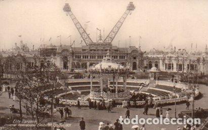 Cartes Postales: POSTAL PV08731: Elite Gardens. Imperial International Exhibition London 1909