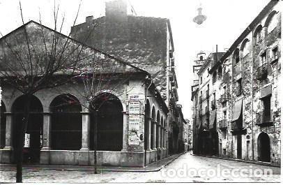 Postales: POSTAL A1910: Calle y edificio de las Pescaderas Viejas de Girona - Foto 1