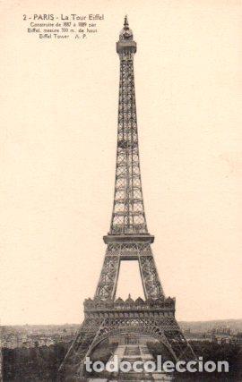 Postales: POSTAL PV08315: Paris, La Tour Eiffel - Foto 1