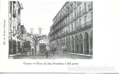 Postales: POSTAL A1824: Plaza del Grano de Girona - Foto 1