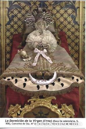 Postcards: POSTAL L06089: La Dormicion de la Virgen de Franciscanos de Valencia