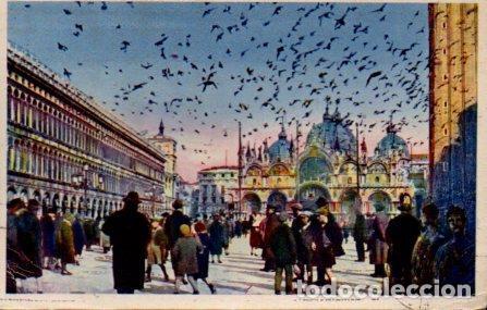 Postkarten: POSTAL PV08464: Piazza S. Marco con volata di piccioni, Venezia