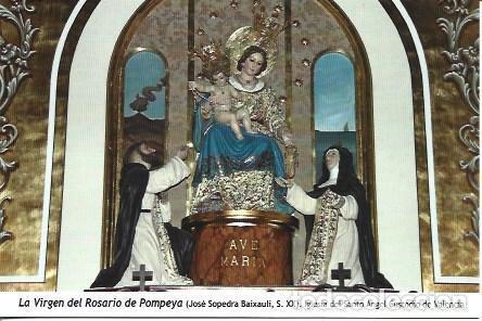 Postcards: POSTAL L06093: La Virgen del Rosario de Pompeya en Valencia - NULL