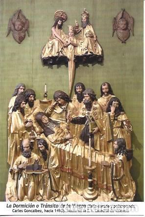 Postkarten: POSTAL L06108: La Dormicion o Transito de la Virgen en la Catedral de Valencia - NULL