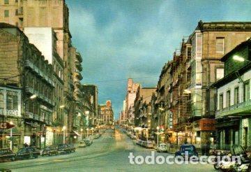Postkarten: POSTAL PV09077: Avenida Jose Antonio en Vigo, vista nocturna - NULL