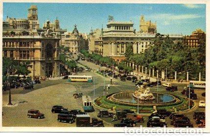 Postais: POSTAL PV01095: Calle Alcala desde Cibeles, Madrid - NULL