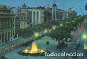 Cartoline: POSTAL PV08999: Vista nocturna Avenida Generalisimo en Tarragona - NULL