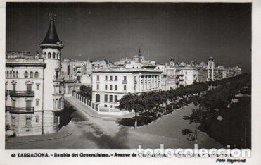 Postales: POSTAL PV08844: Rambla del Generalisimo en Tarragona - Foto 1