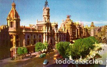 Postkarten: POSTAL PV08858: Vista parcial plaza del Caudillo, Valencia