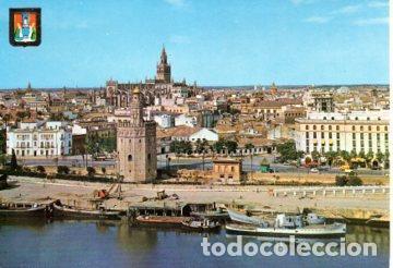 Postais: POSTAL PV09033: Torre del Oro y vista parcial de Sevilla - NULL