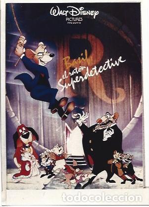 Postales: POSTAL A6113:Basil, el raton superdetective - Foto 1