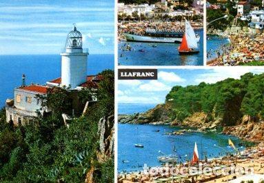 Cartes Postales: POSTAL PV09579: Vista del faro y playa en Llafranc - NULL