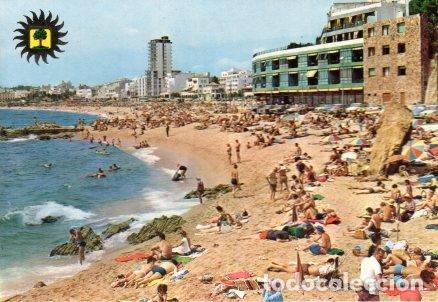 Postais: POSTAL PV00572: Playa llena de ba&ntilde;istas en Lloret de Mar - NULL