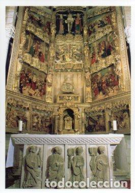 Cartoline: POSTAL PV09648: Colegiata retablo en Santillana del Mar
