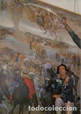 Postales: POSTAL PV09645: Dali frente al cuadro La Batalla de Tetuan - NULL