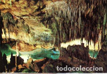 Postales: POSTAL PV10185: Cuevas del Drach en Mallorca. Castillo en ruinas - Foto 1