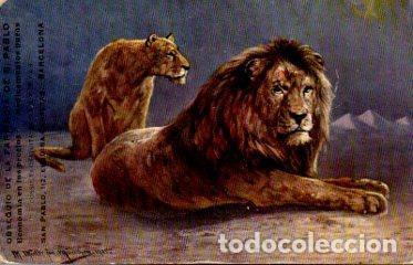 Postkarten: POSTAL PV10764: Publicidad Farmacia de S. Pablo en Barcelona. Leon - NULL