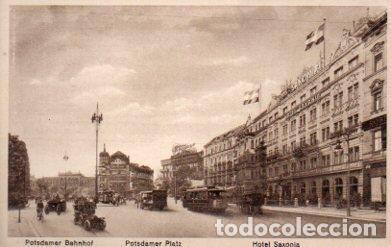 Postcards: POSTAL PV10809: Berlin. Postdamer Bahnhof, Postdamer Platz, Hotel Saxonia - NULL