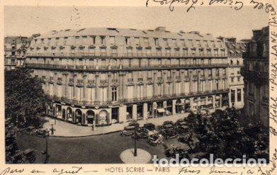 Cartes Postales: POSTAL PV10810: Hotel Scribe, Paris - NULL