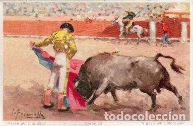 Postales: POSTAL PV11039: Corrida de toros. Veronica - Foto 1