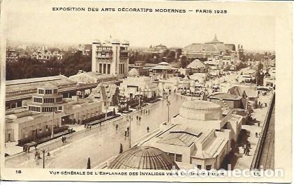 Postales: POSTAL A2655: Esplanade del Invalides. Paris 1925 - Foto 1