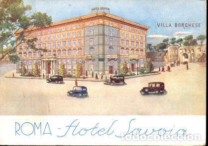 Cartoline: POSTAL PV10929: Hotel Savoia, Roma - NULL